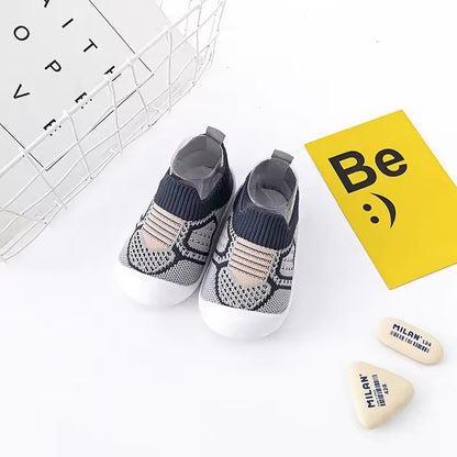 Zapatillas Soft Sole Baby Shoe New Anti Slip 0-3 Year Old Indoor Anti Kick Shoe Socks Mesh Face Infant Boy Girl Shoe Baby Items