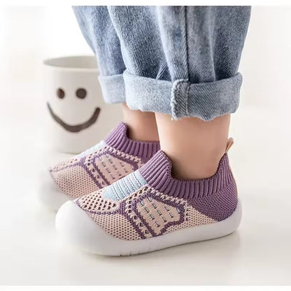 Zapatillas Soft Sole Baby Shoe New Anti Slip 0-3 Year Old Indoor Anti Kick Shoe Socks Mesh Face Infant Boy Girl Shoe Baby Items