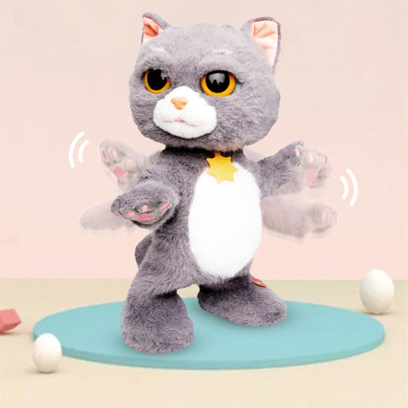 Classic Cute Robot Cat Electric Plush Pet Cat