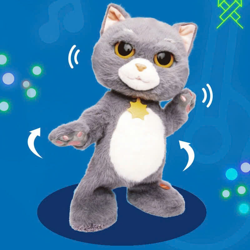 Classic Cute Robot Cat Electric Plush Pet Cat